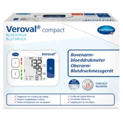 Veroval Bovenarmbloeddrukmeter Compact 9 Veroval Bovenarmbloeddrukmeter Compact -Voedingssupplementen Winkel 1001971 4