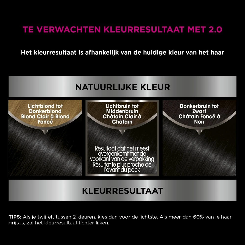 Garnier Olia Haarverf 2.0 - Black Diamond 4 Garnier Olia Haarverf 2.0 - Black Diamond - Afbeelding 2