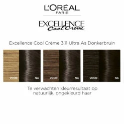 L'Oreal Lu0027Oréal Excellence Cool Cream 3.11 - Ultra Ash Donkerbruin -Voedingssupplementen Winkel 1011786 3