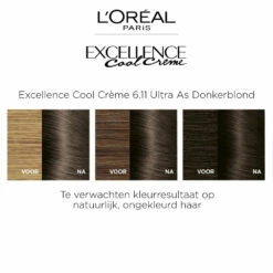 L'Oreal Lu0027Oréal Excellence Cool Cream 6.11 - Ultra Ash Donkerblond -Voedingssupplementen Winkel 1011790 3