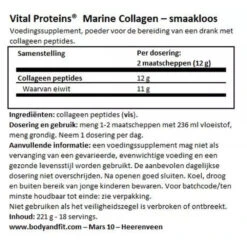 Vital Proteins Marine Collageen 9 Vital Proteins Marine Collageen -Voedingssupplementen Winkel 1016641 4 1