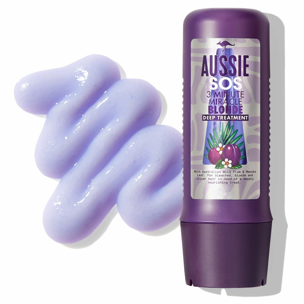 6x Aussie Haarmasker SOS Blonde 3 Minute Miracle Blonde Vegan Intensieve Verzorging 5 6x Aussie Haarmasker SOS Blonde 3 Minute Miracle Blonde Vegan Intensieve Verzorging - Afbeelding 3
