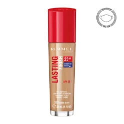 Rimmel London Foundation Lasting Finish 302 Warm Olive -Voedingssupplementen Winkel 1019171 3