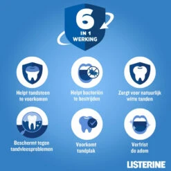 3x Listerine Mondwater Total Care Anti-Tandsteen -Voedingssupplementen Winkel 1029180 4