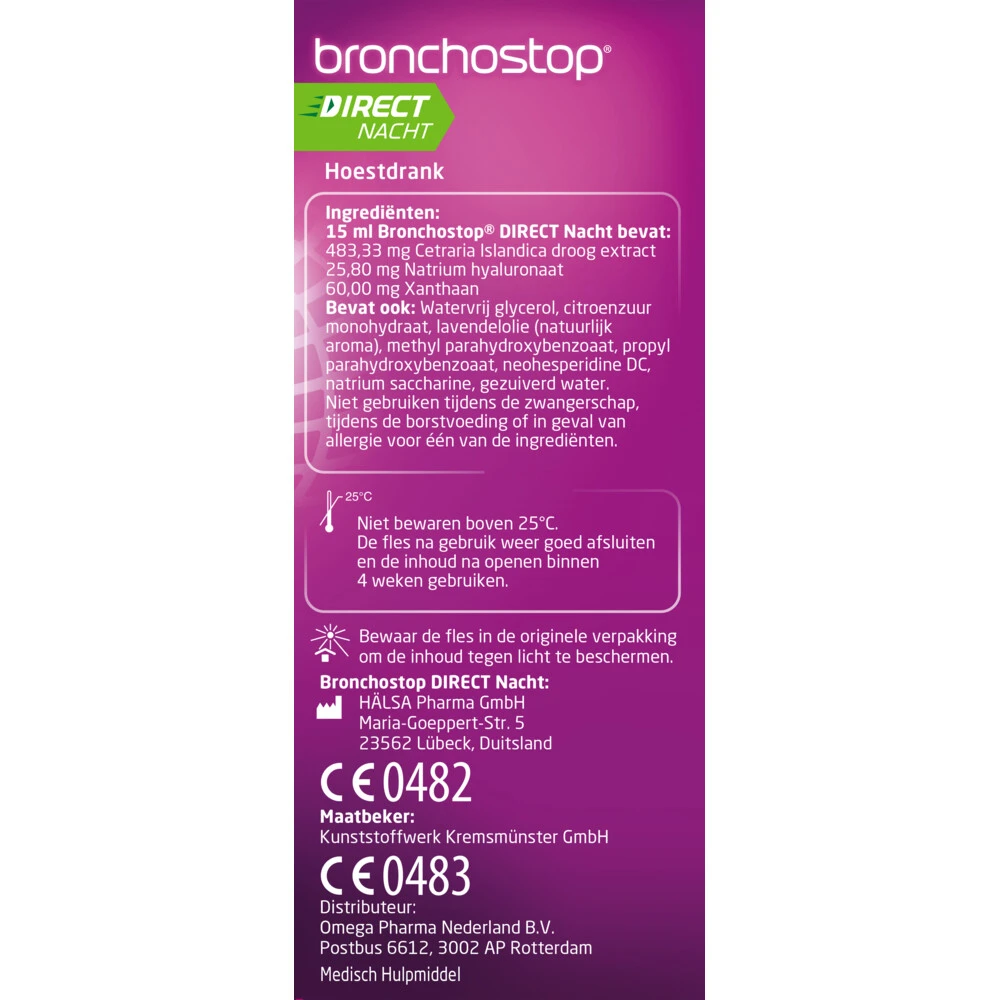 Bronchostop Direct Nacht 5-in-1 4 Bronchostop Direct Nacht 5-in-1 - Afbeelding 2