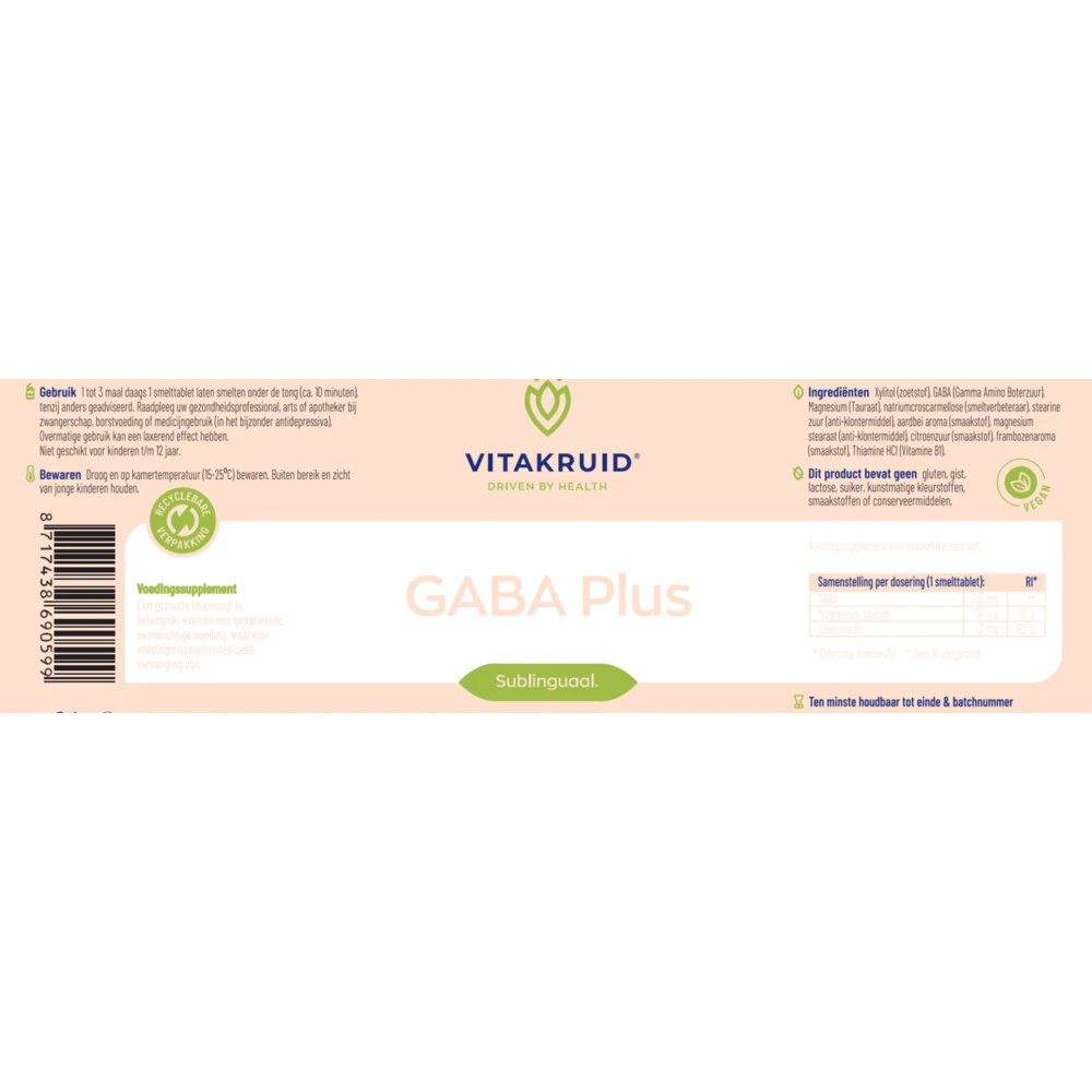 Vitakruid Gaba Plus 4 Vitakruid Gaba Plus - Afbeelding 2