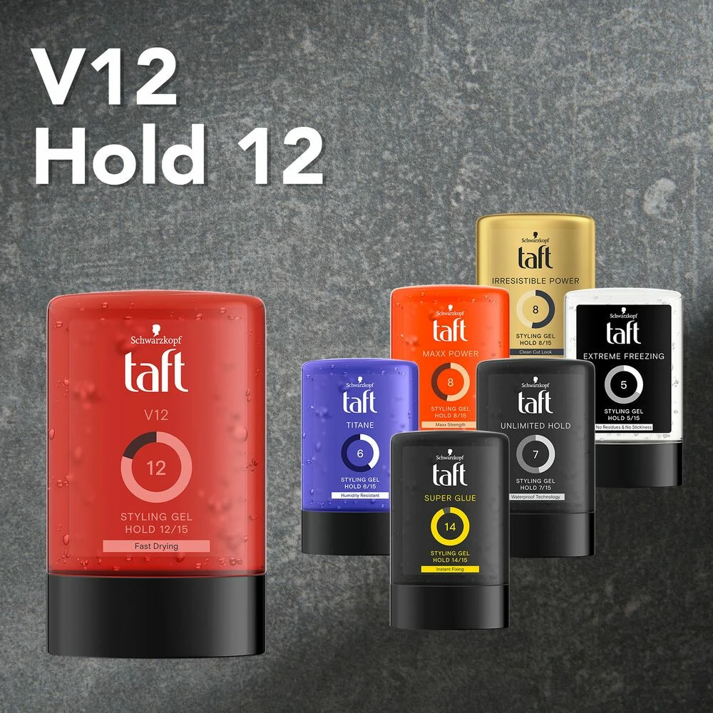 6x Taft Styling Gel V12 6 6x Taft Styling Gel V12 - Afbeelding 4