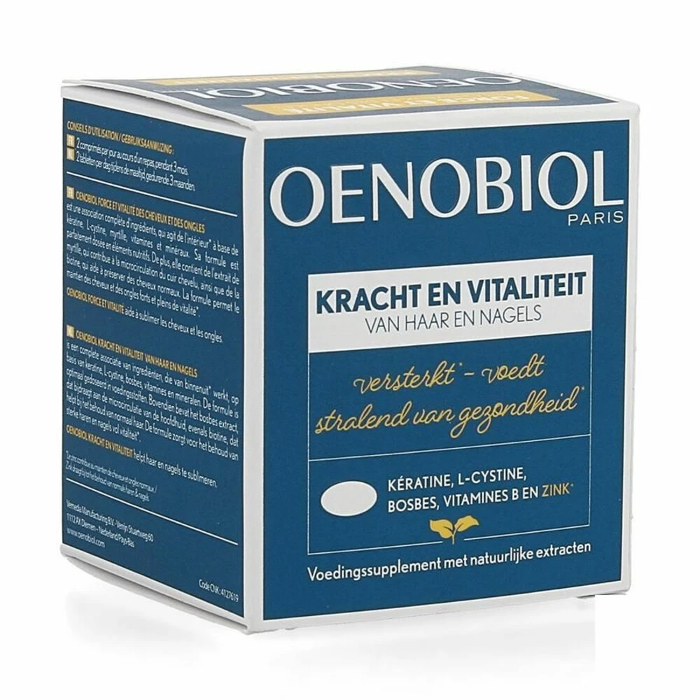 Oenobiol Kracht & Vitaliteit Van Haar En Nagels 3 Oenobiol Kracht & Vitaliteit Van Haar En Nagels