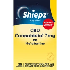 2x Shiepz Melatonine Met 7 Mg CBD