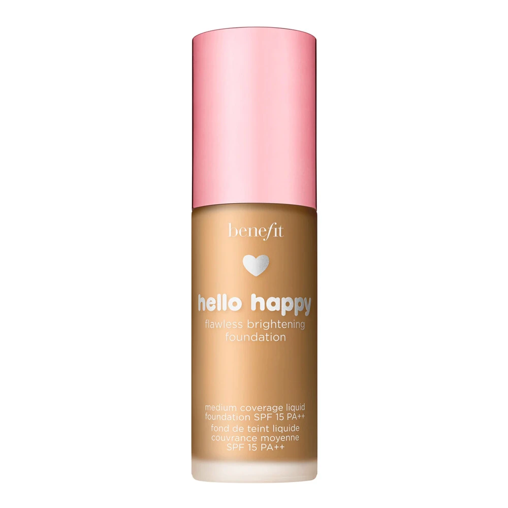 Benefit Hello Happy Flawless Brightening Foundation 5 Medium Neutral Warm 3 Benefit Hello Happy Flawless Brightening Foundation 5 Medium Neutral Warm