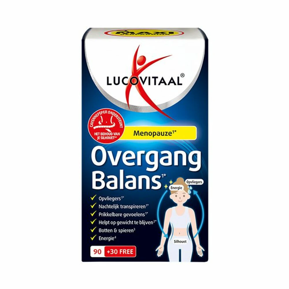Lucovitaal Overgang Balans Maxi Verpakking 3 Lucovitaal Overgang Balans Maxi Verpakking