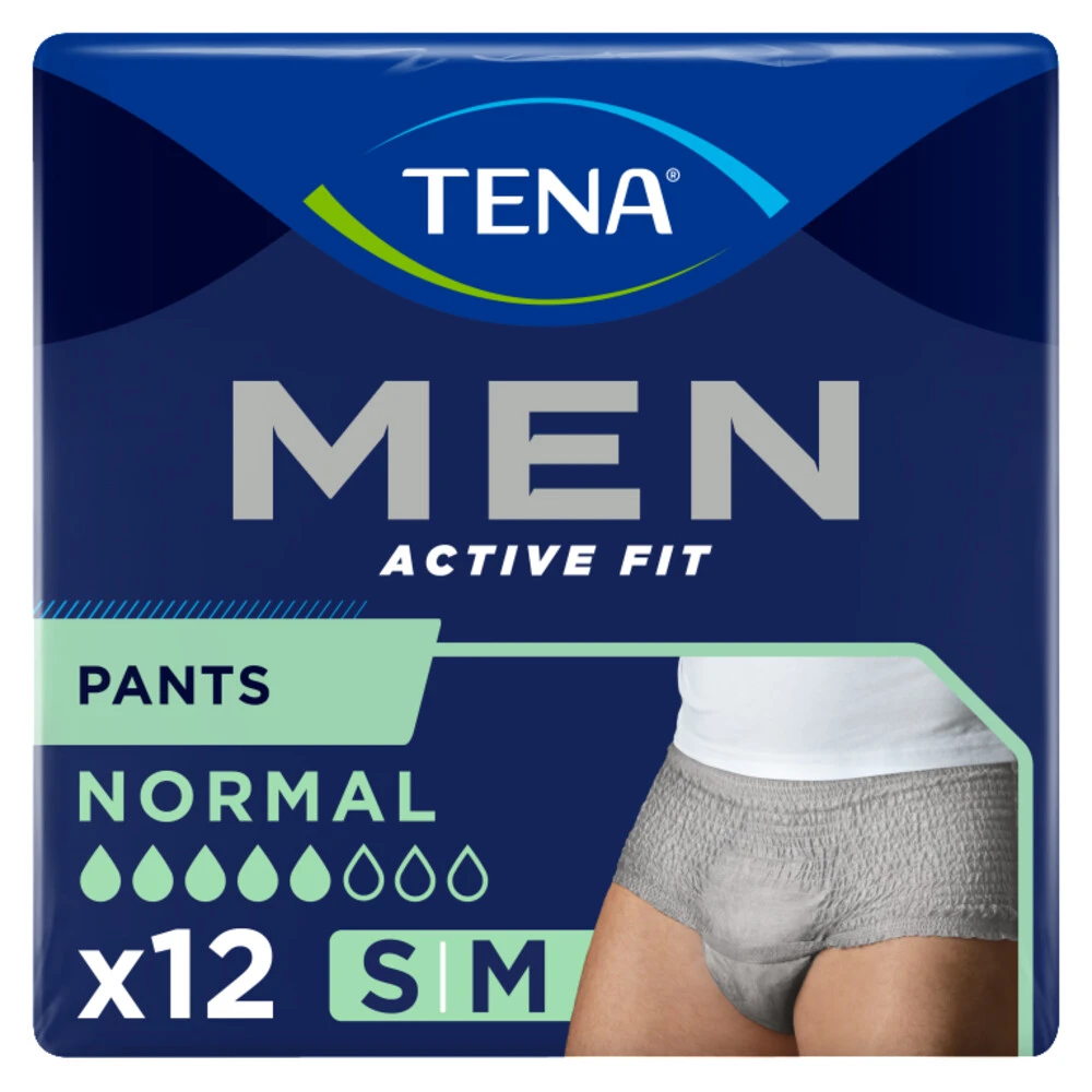 TENA Men Active Fit Normal Small/Medium 3 TENA Men Active Fit Normal Small/Medium