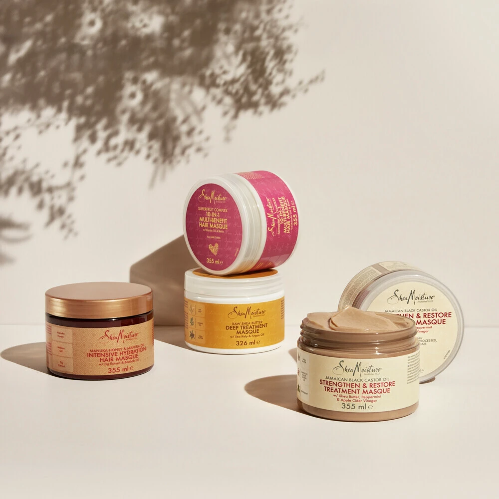 Shea Moisture Jamaican Black Castor Oil Strenghten & Restore Treatement Masker 5 Shea Moisture Jamaican Black Castor Oil Strenghten & Restore Treatement Masker - Afbeelding 3