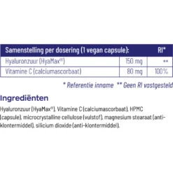 Vitakruid Hyaluronzuur 150 -Voedingssupplementen Winkel 1054479 4