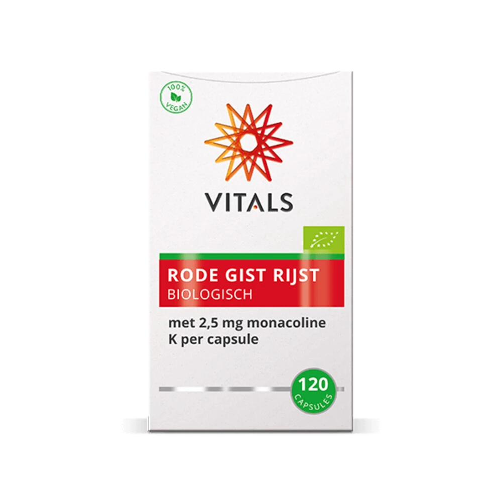 Vitals Rode Gist Rijst Bio 3 Vitals Rode Gist Rijst Bio