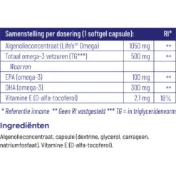 Vitakruid Omega 3 1000 TG Vegan -Voedingssupplementen Winkel 1058227 4