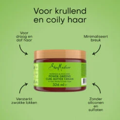 Shea Moisture Curl Butter Cream Power Greens -Voedingssupplementen Winkel 1061988 3