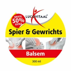 3x Lucovitaal Spier & Gewrichtsbalsem 50% Extra -Voedingssupplementen Winkel 1067589 4