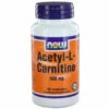 NOW Acetyl L Carnitine 500mg 1 NOW Acetyl L Carnitine 500mg -Voedingssupplementen Winkel 711942