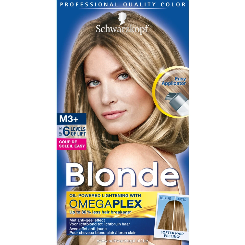 Schwarzkopf Permanente Blondering Coupe De Soleil Easy M3+ 3 Schwarzkopf Permanente Blondering Coupe De Soleil Easy M3+