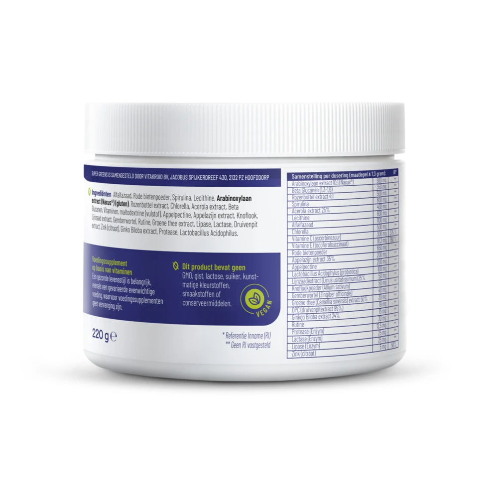 Vitakruid Super Greens 5 Vitakruid Super Greens - Afbeelding 3