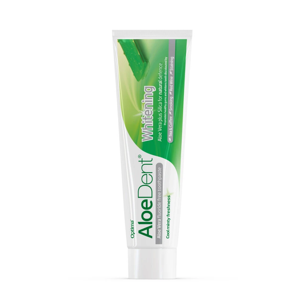 3x Aloe Dent Tandpasta Whitening 4 3x Aloe Dent Tandpasta Whitening - Afbeelding 2