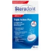 4x Steradent Triple Action Plus Kunstgebit Reiniger -Voedingssupplementen Winkel 771915