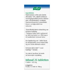 2x A.Vogel Famosan Salvia Overgang Sterk -Voedingssupplementen Winkel 925220 5