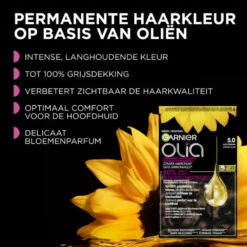 Garnier Olia Haarverf 1.0 - Nacht Zwart -Voedingssupplementen Winkel 928320 4