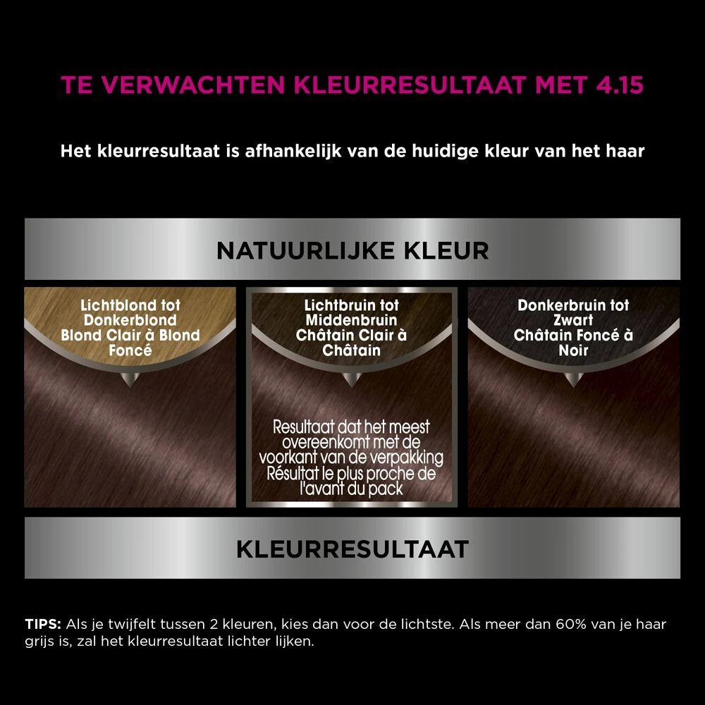 Garnier Olia 4.15 - Ijs-chocolade Bruin 4 Garnier Olia 4.15 - Ijs-chocolade Bruin - Afbeelding 2