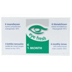 Eye Fresh Zachte Maandlenzen 6-pack -3,50