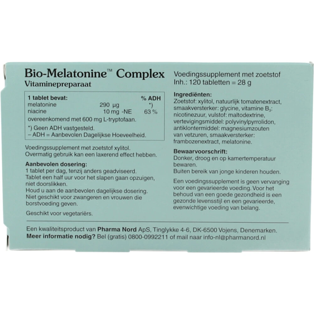 Pharma Nord Bio-Melatonine Complex 4 Pharma Nord Bio-Melatonine Complex - Afbeelding 2