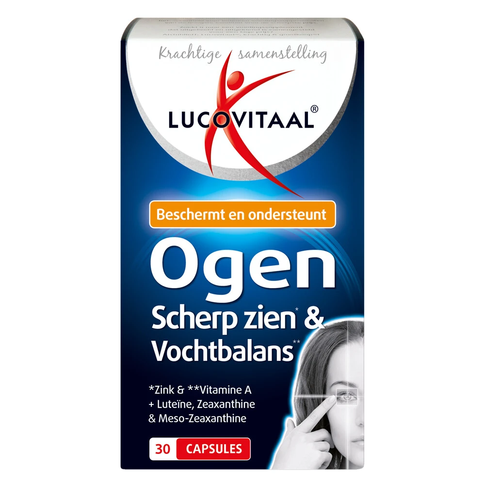 3x Lucovitaal Ogen Scherp Zien En Vochtbalans 3 3x Lucovitaal Ogen Scherp Zien En Vochtbalans