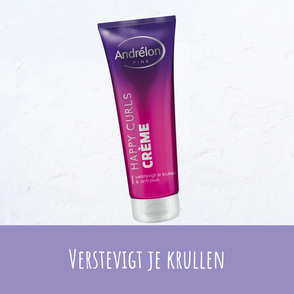 6x Andrelon Creme Happy Curls 4 6x Andrelon Creme Happy Curls - Afbeelding 2