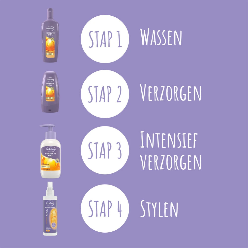 6x Andrelon Creme Happy Curls 6 6x Andrelon Creme Happy Curls - Afbeelding 4