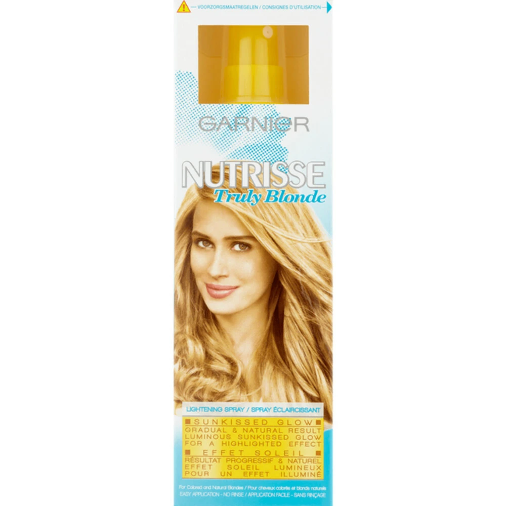 Garnier Nutrisse Creme Blond Spray 4 Garnier Nutrisse Creme Blond Spray - Afbeelding 2