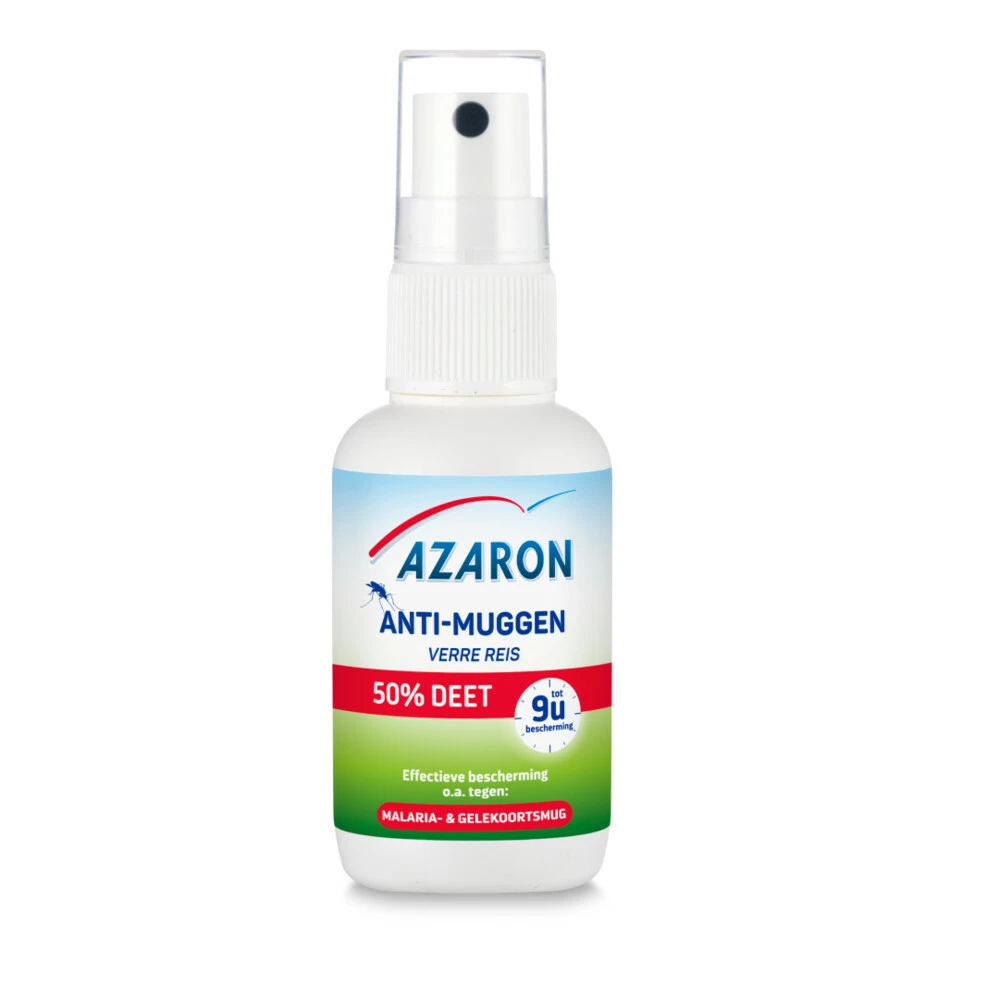 2x Azaron Anti Muggenspray 50% DEET 5 2x Azaron Anti Muggenspray 50% DEET - Afbeelding 3
