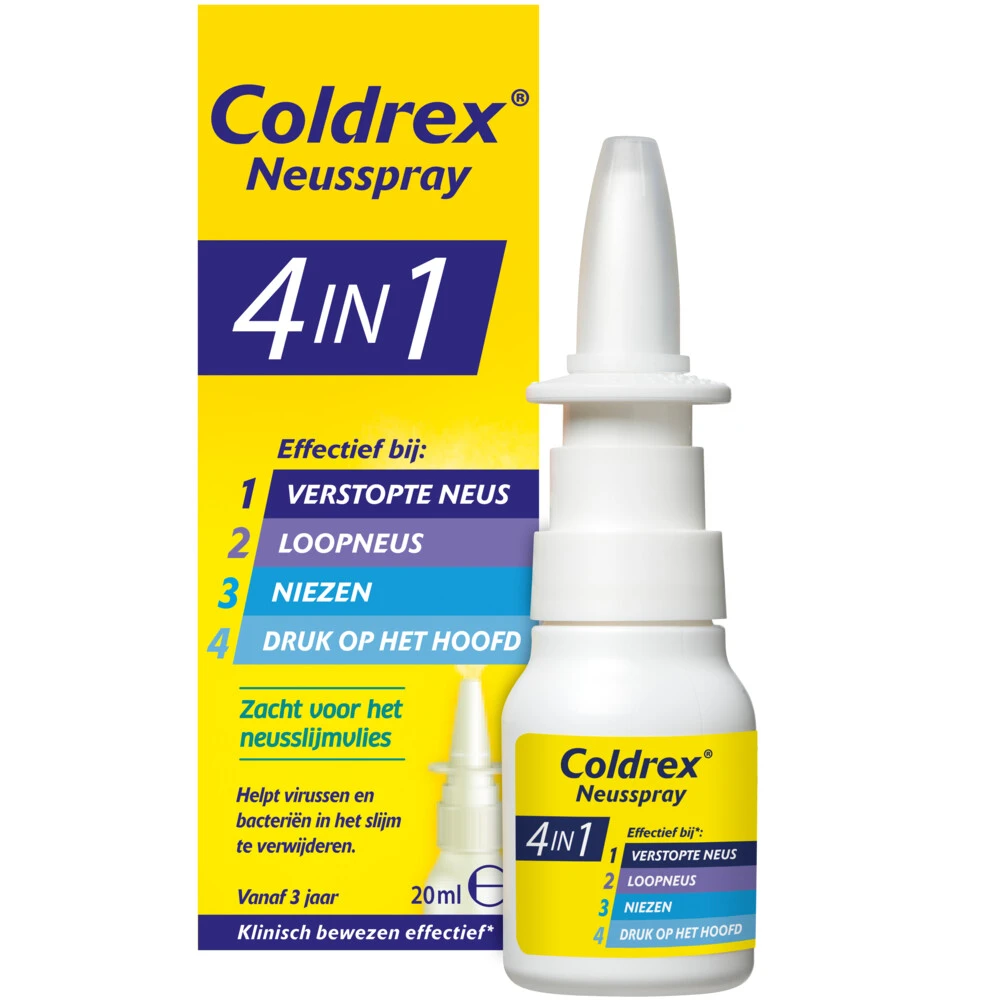 3x Coldrex Neusspray 3 In 1 4 3x Coldrex Neusspray 3 In 1 - Afbeelding 2